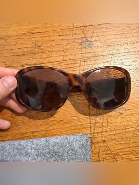 Cole Haan Vintage Tortoiseshell Oversized Sunglasses - Brown Lenses